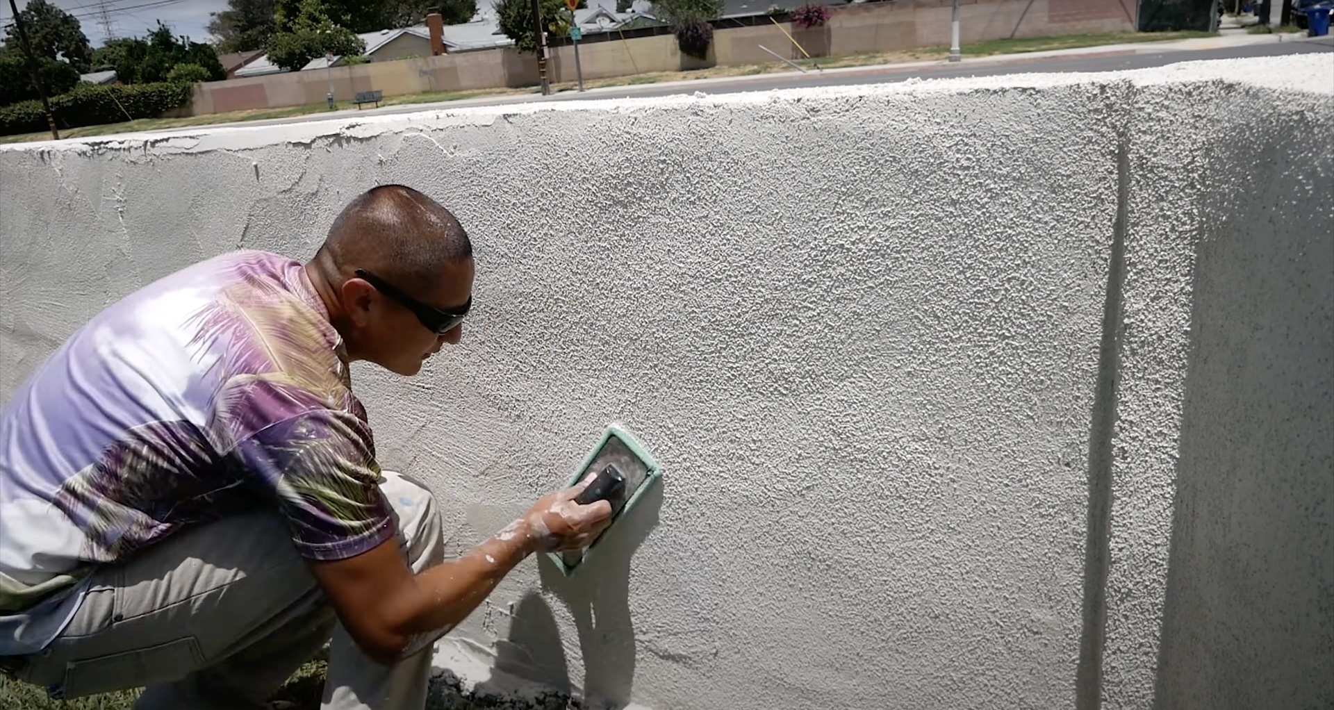Gary Concrete - Professional concrete finishing techniques and equipment Professional concrete finishing work using specialized equipment for smooth surface