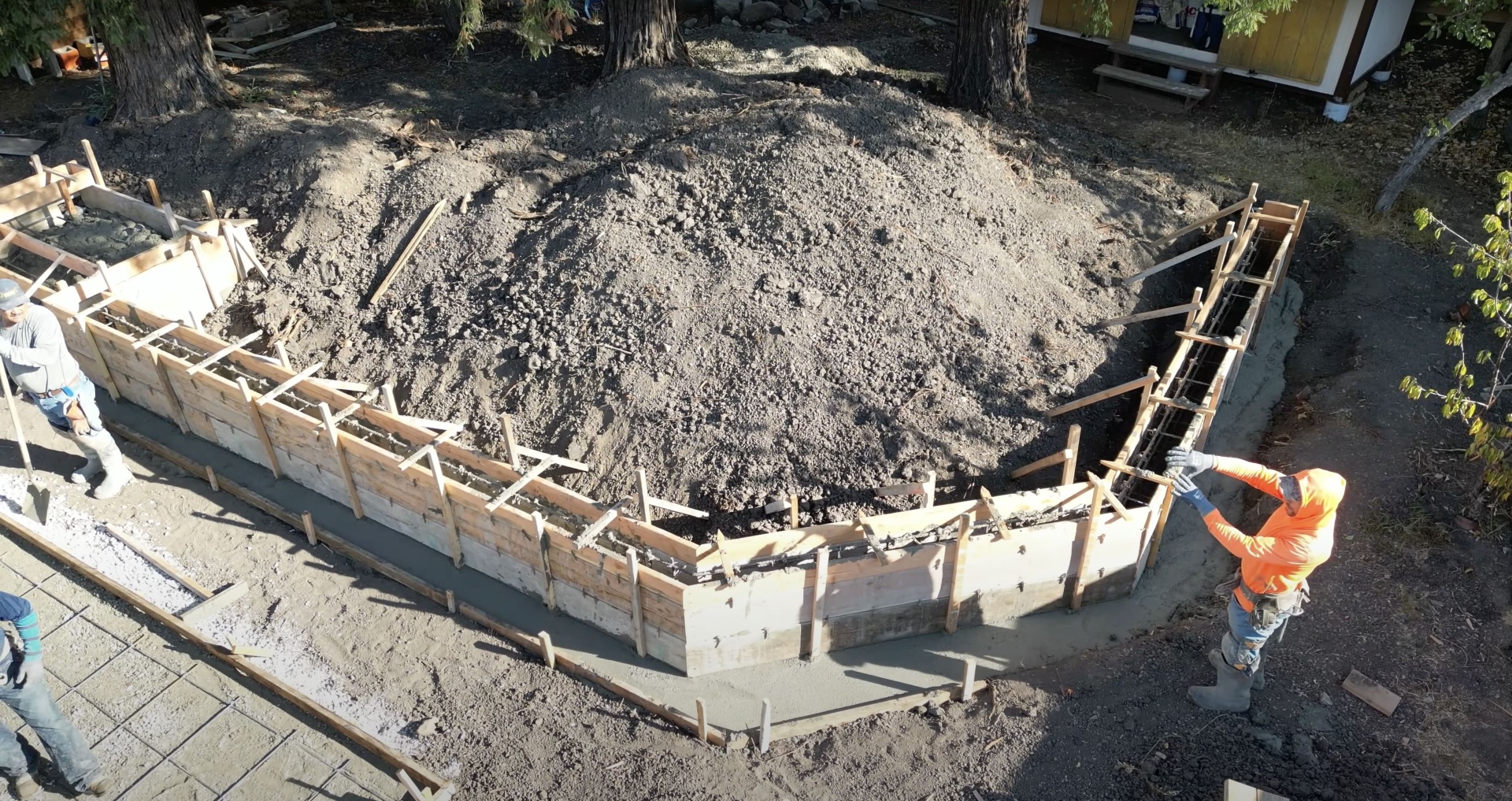 Gary Concrete - Foundation concrete work with professional forming and preparation Foundation concrete work with proper wooden forms and professional site preparation